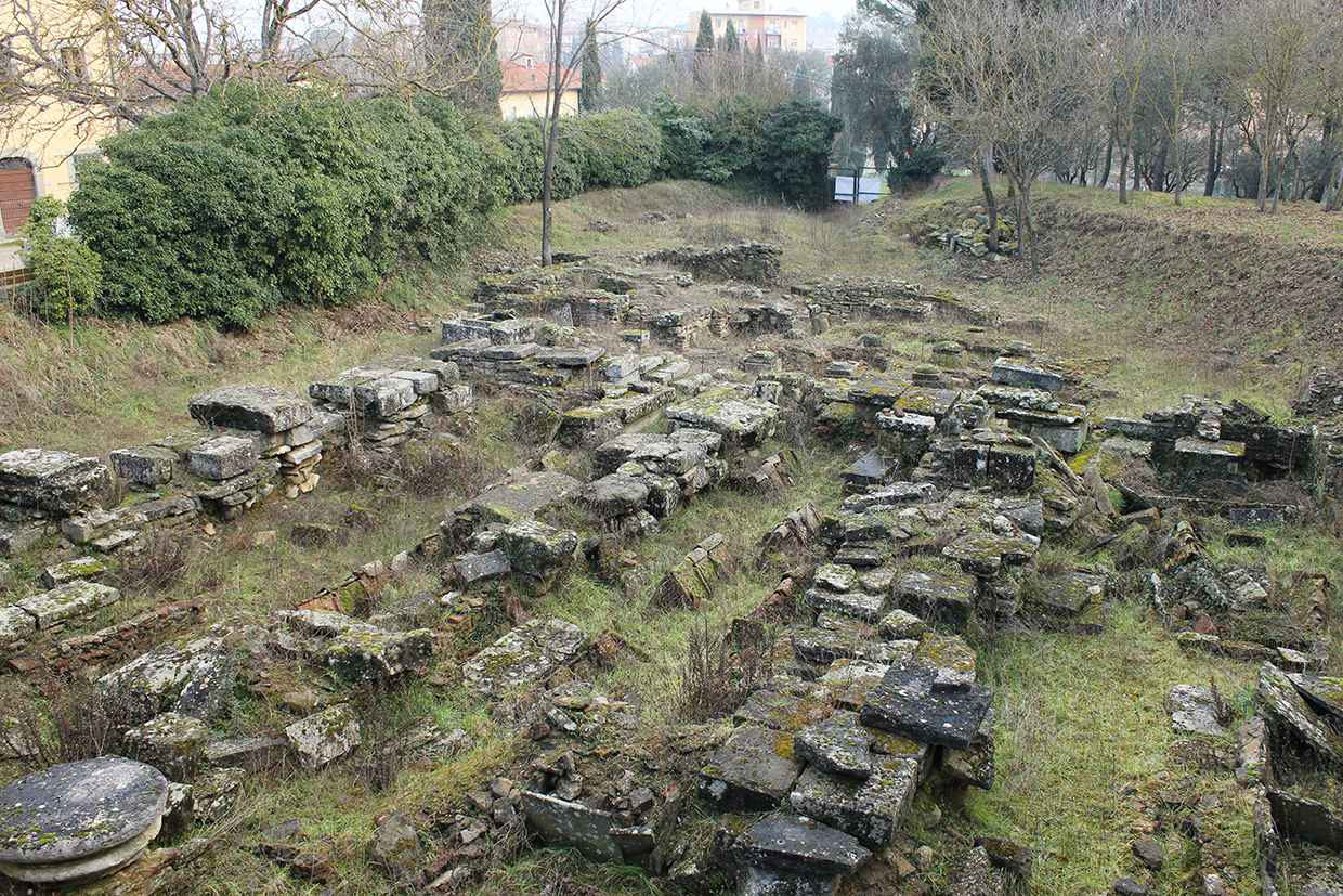 L'area 1000 con i resti della Chiesa di Santo Stefano e Santa Maria