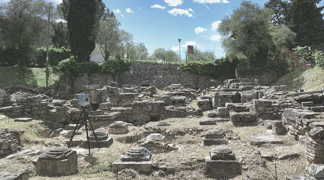 Intervento di scavo archeologico e di restauro per il Colle del Pionta